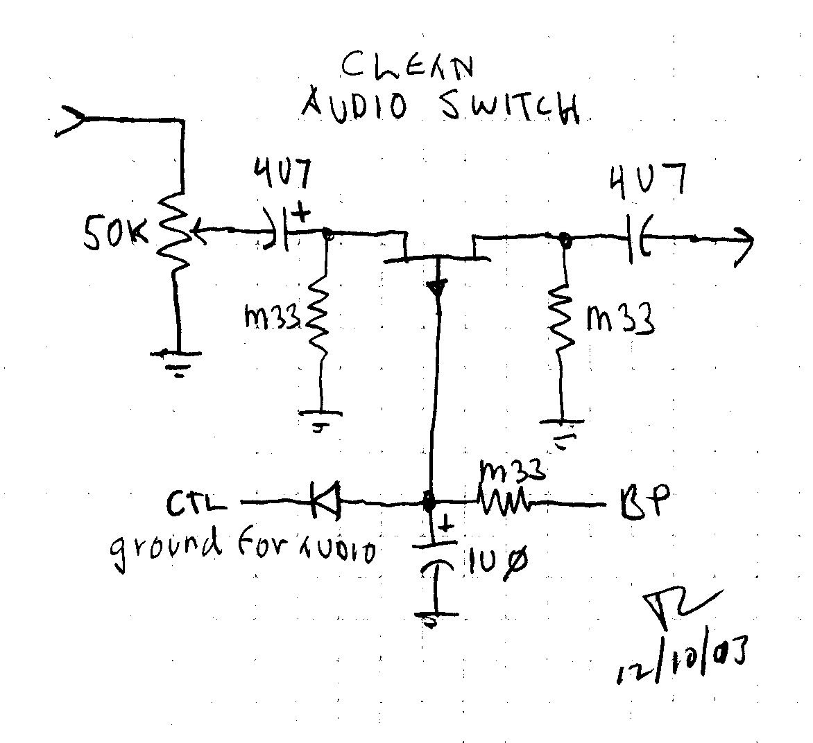 Audio Switch Notes